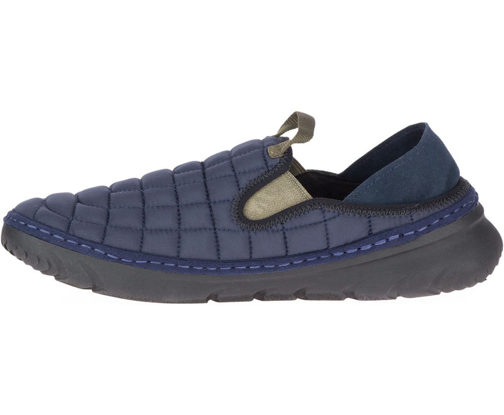 Merrell Barefoot Sko Herre - Hut Moc - Mørkeblå - KZP310865